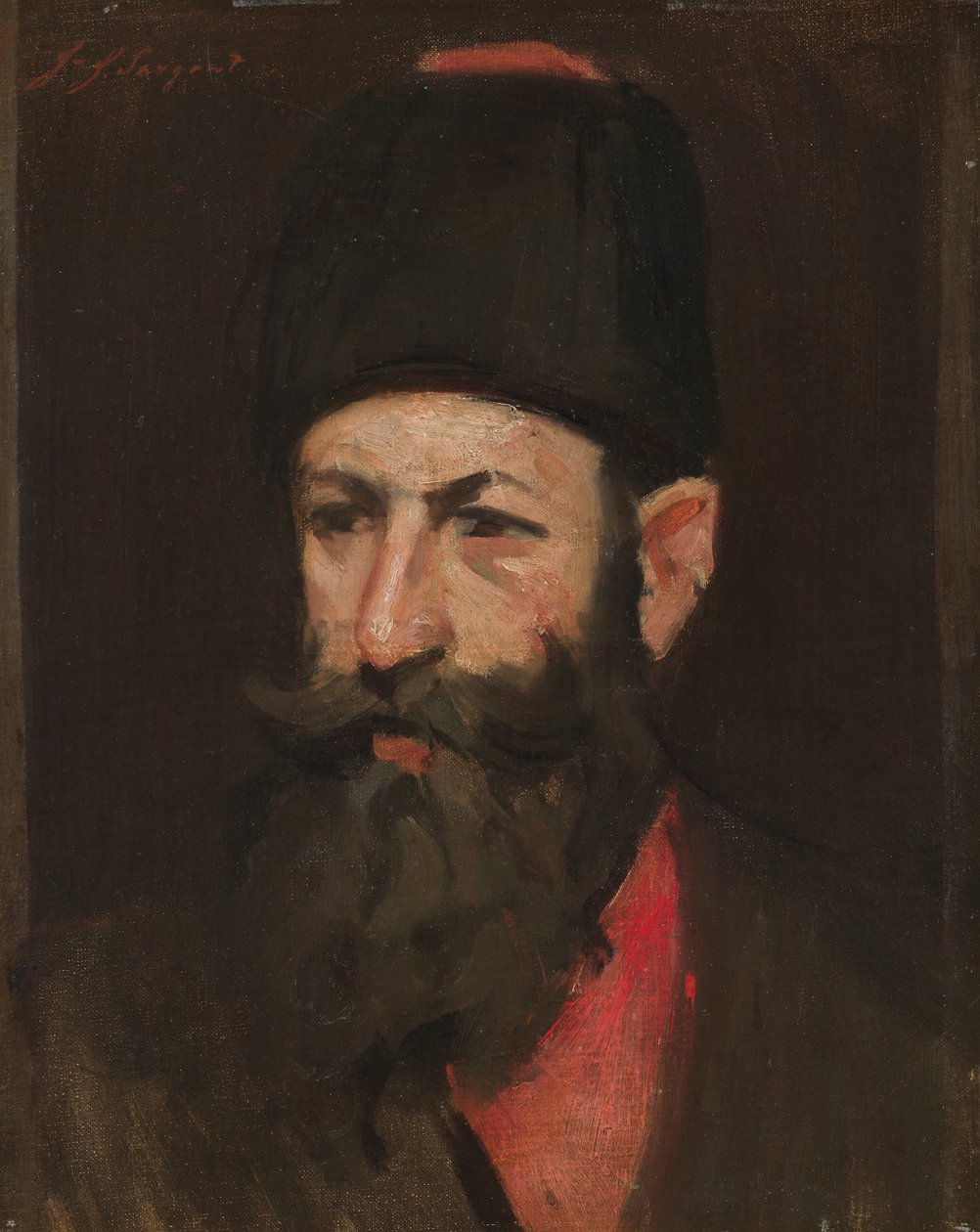 Kosaken (olie på lærred) af John Singer (after) Sargent
