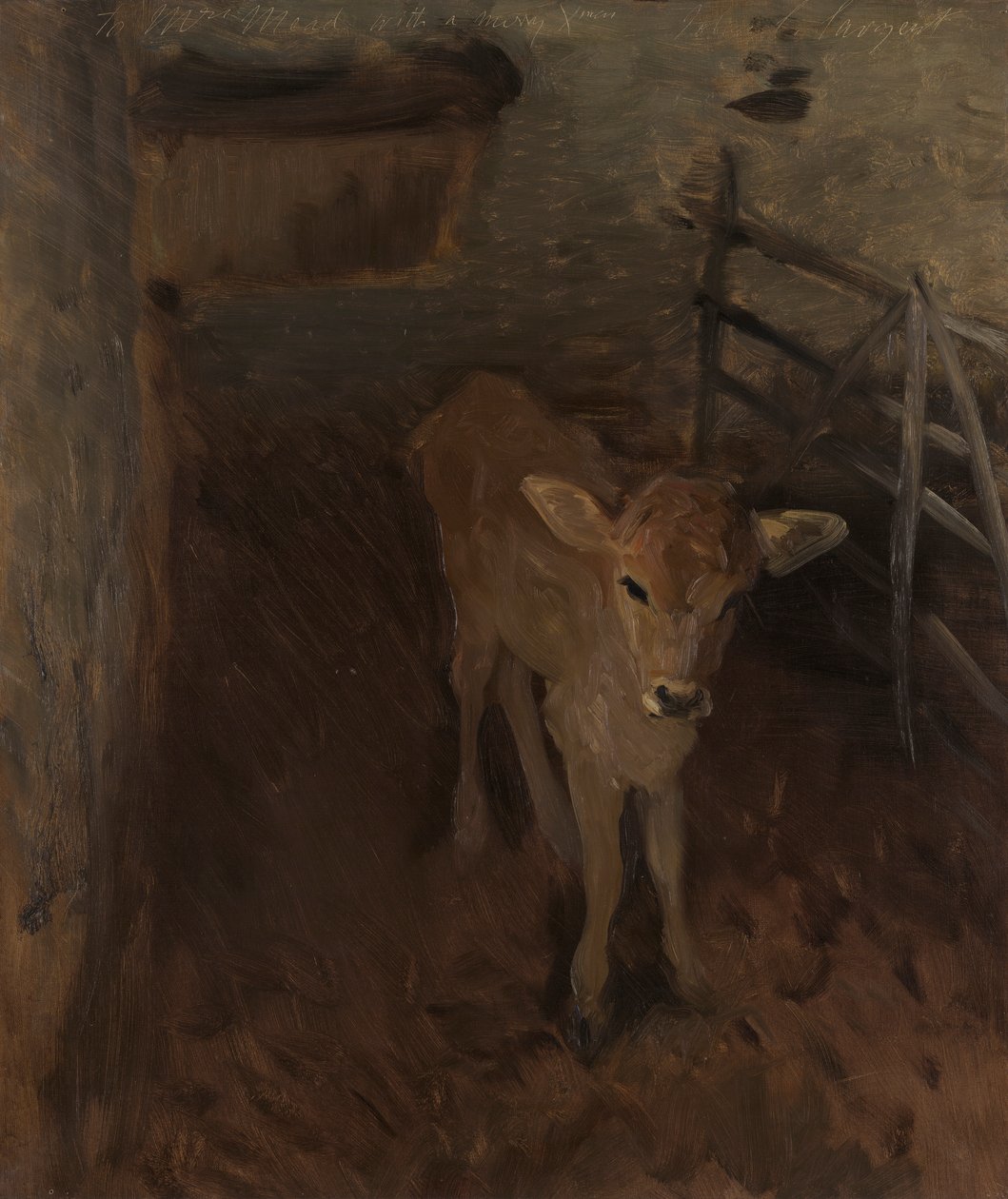 En Jerseykalv af John Singer Sargent