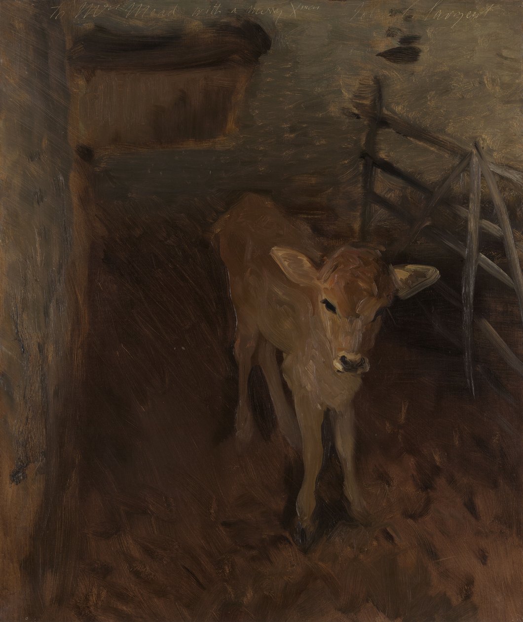En kalv fra Jersey af John Singer Sargent