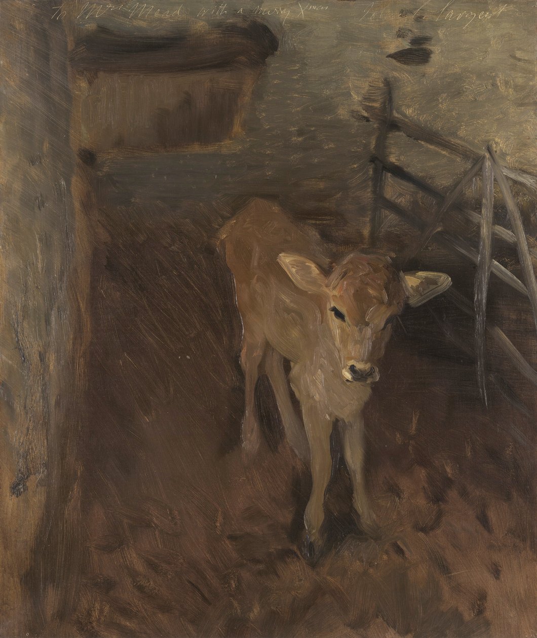 En Jerseykalv, 1893 af John Singer Sargent