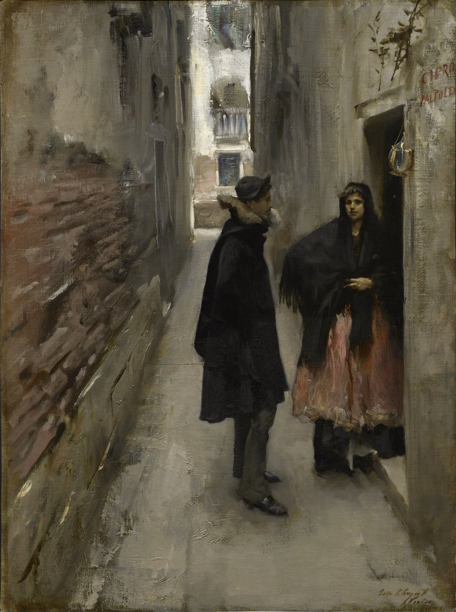 En gade i Venedig af John Singer Sargent