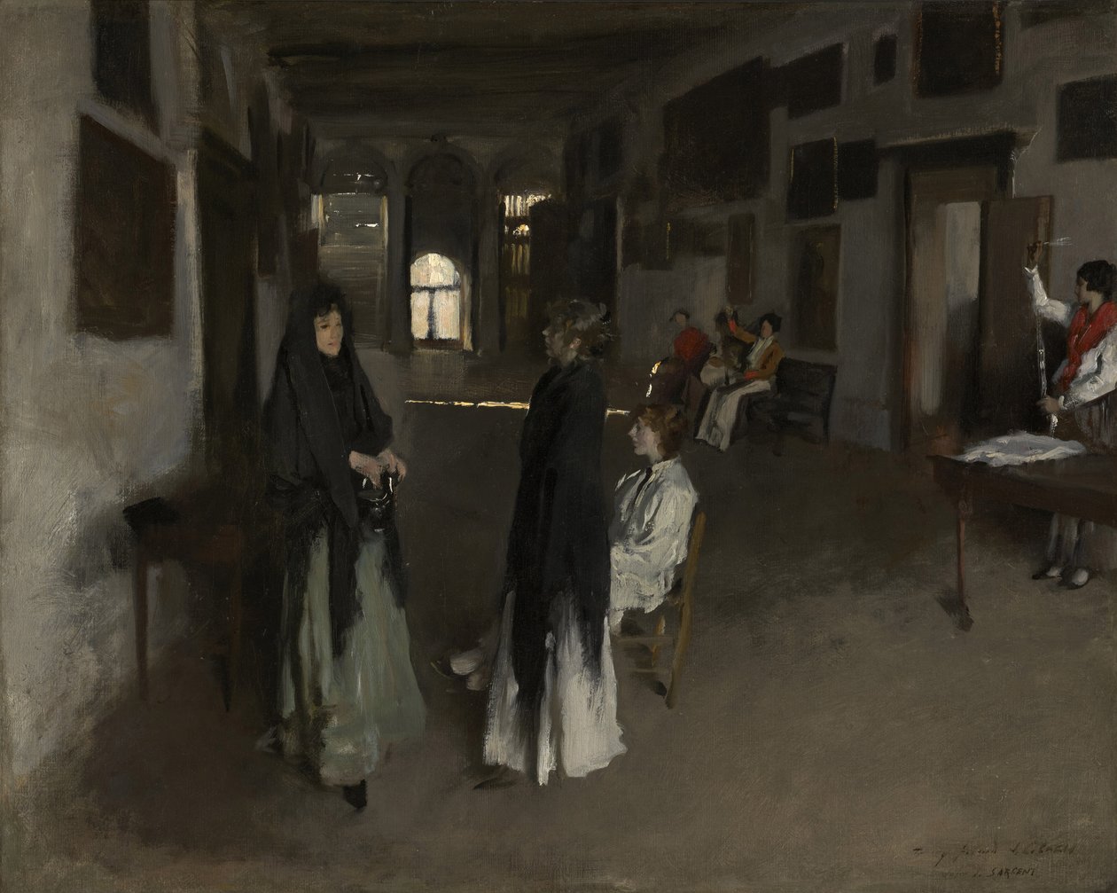 Et venetiansk interiør, ca. 1880-82 af John Singer Sargent