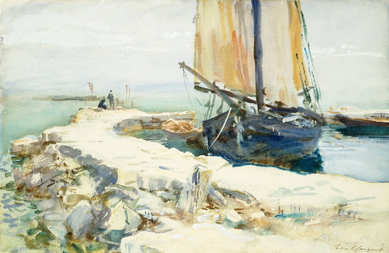 Over Gardasøen af John Singer Sargent
