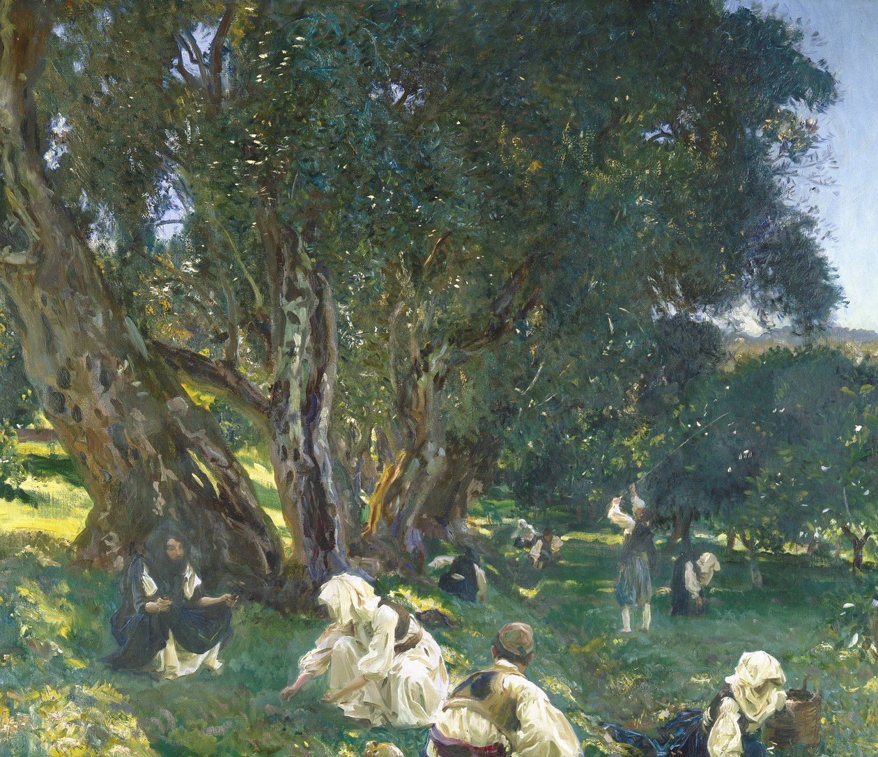 Albanske olivensamlere af John Singer Sargent