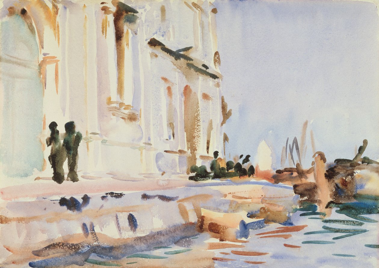All Ave Maria (wc på papir) af John Singer Sargent