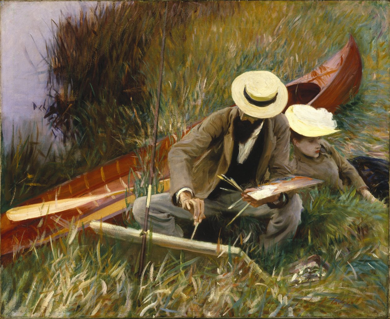 En undersøgelse i det fri af John Singer Sargent