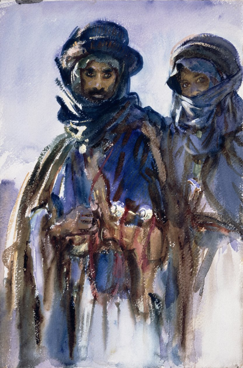 Beduiner, ca. 1905 (wc på papir) af John Singer Sargent