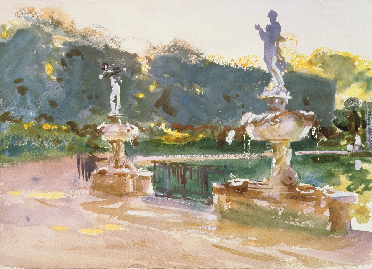 Boboli Have, ca. 1907 af John Singer Sargent