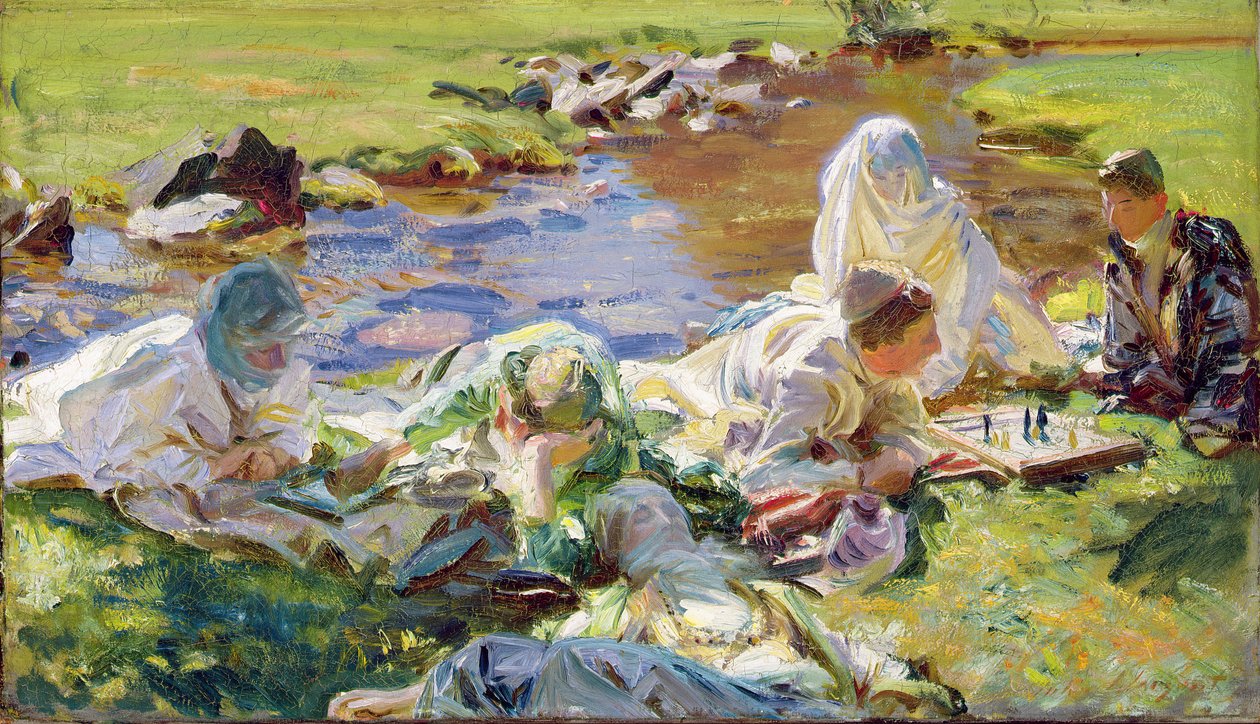 Dolce far niente, ca. 1907 af John Singer Sargent