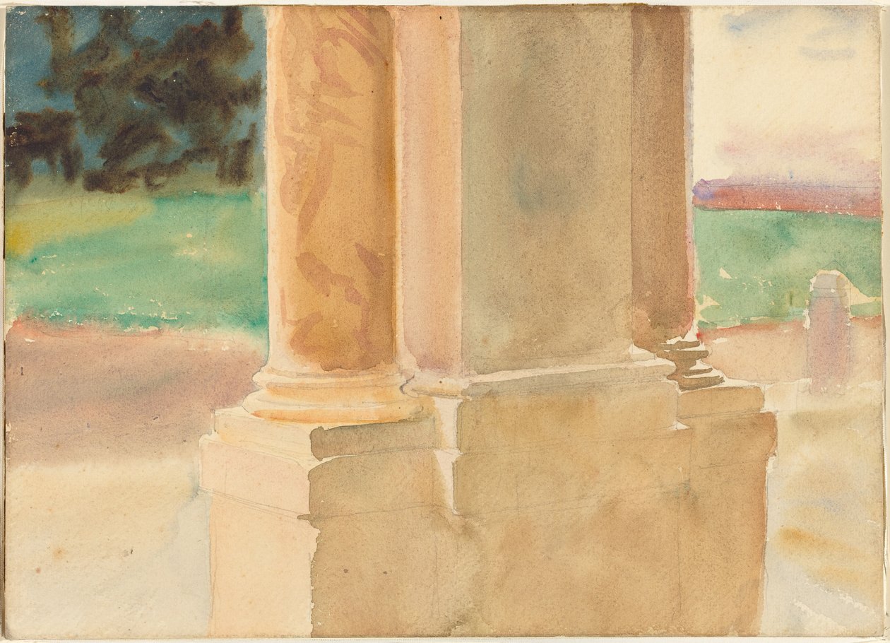 Frascati, arkitektonisk studie af John Singer Sargent