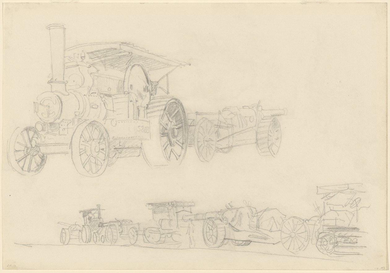 Vogne, Frankrig, 1918. af John Singer Sargent