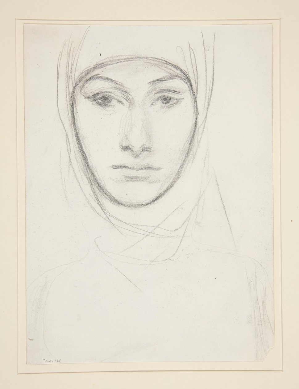 Hoved af en kvinde af John Singer Sargent