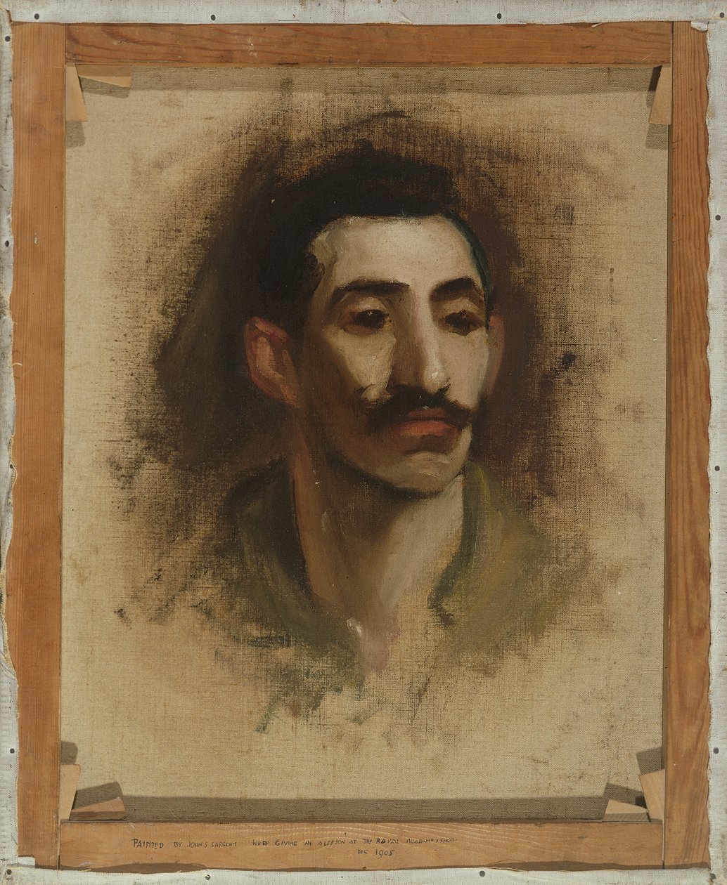 Hoved af en mand, 1905 af John Singer Sargent