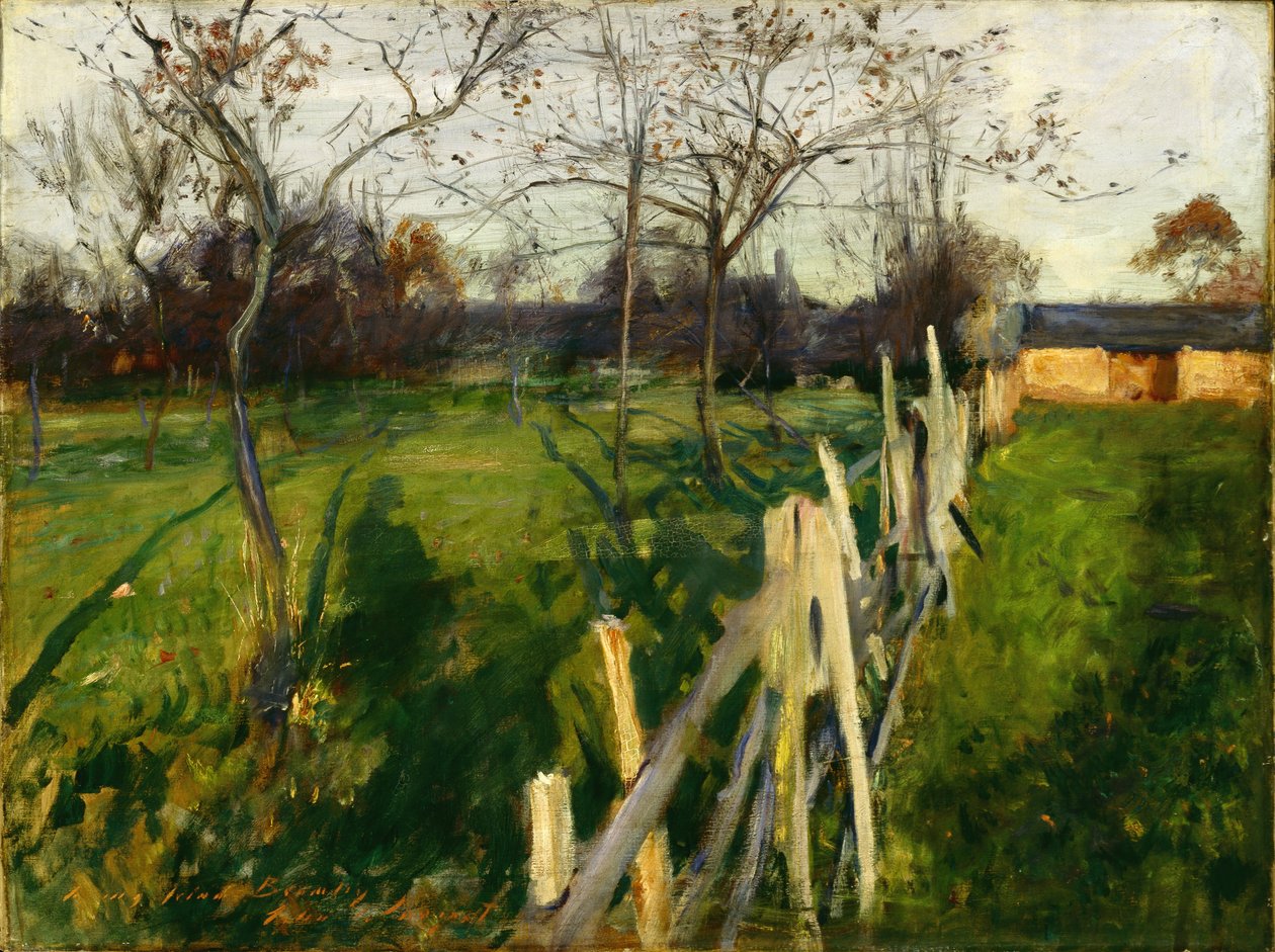 Hjemmemarker, c.1885 af John Singer Sargent