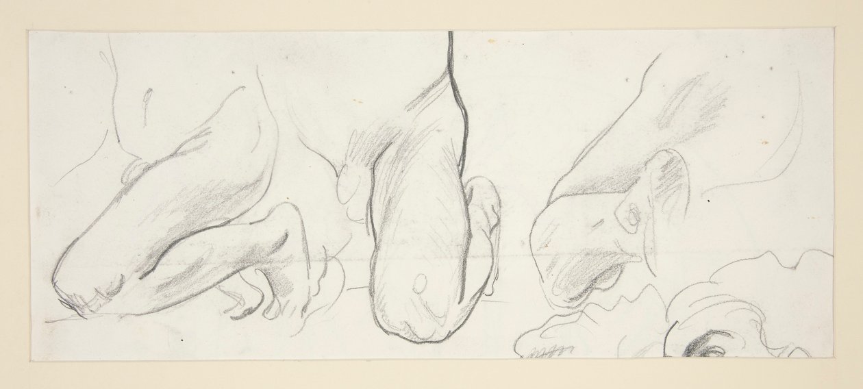Knælende figurer af John Singer Sargent