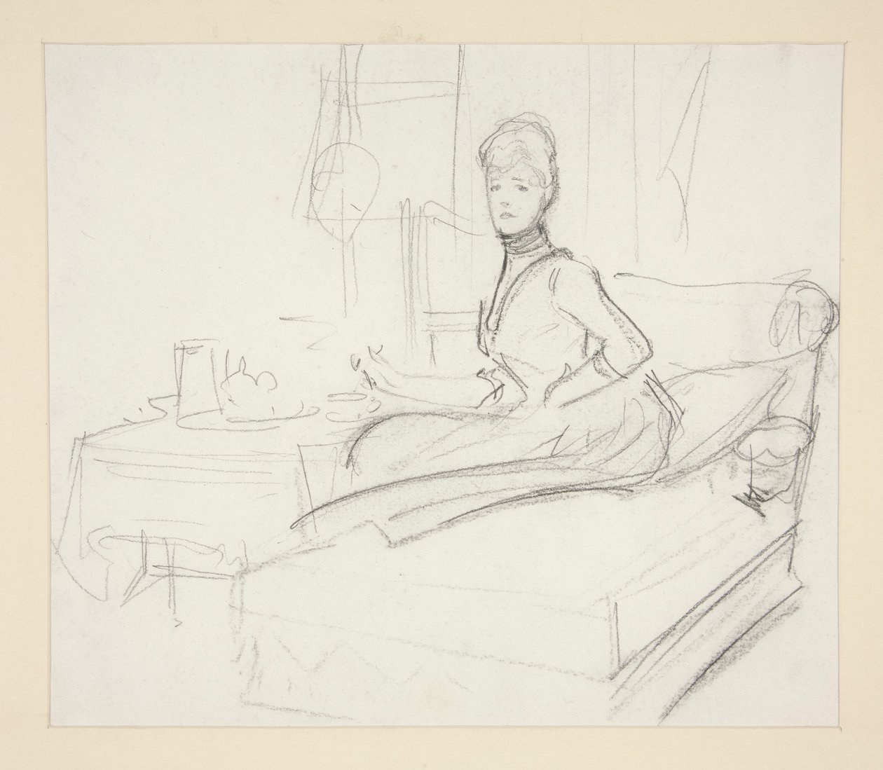 Dame ved tebordet af John Singer Sargent