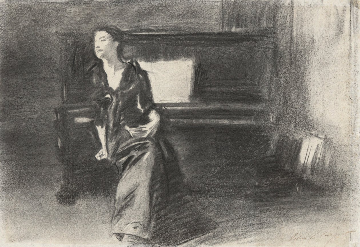 Dame ved klaveret af John Singer Sargent
