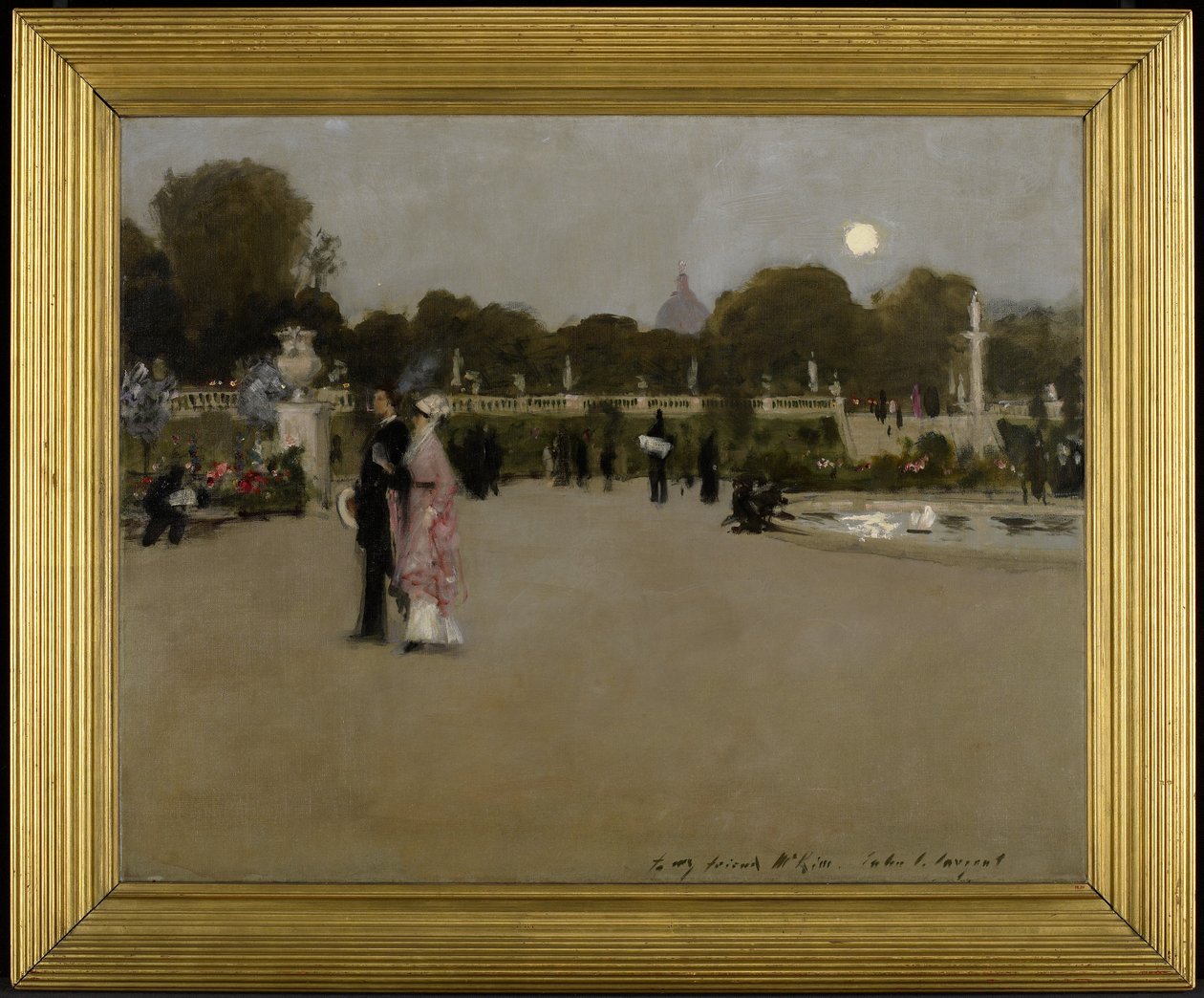Luxembourg-haven i skumringen af John Singer Sargent