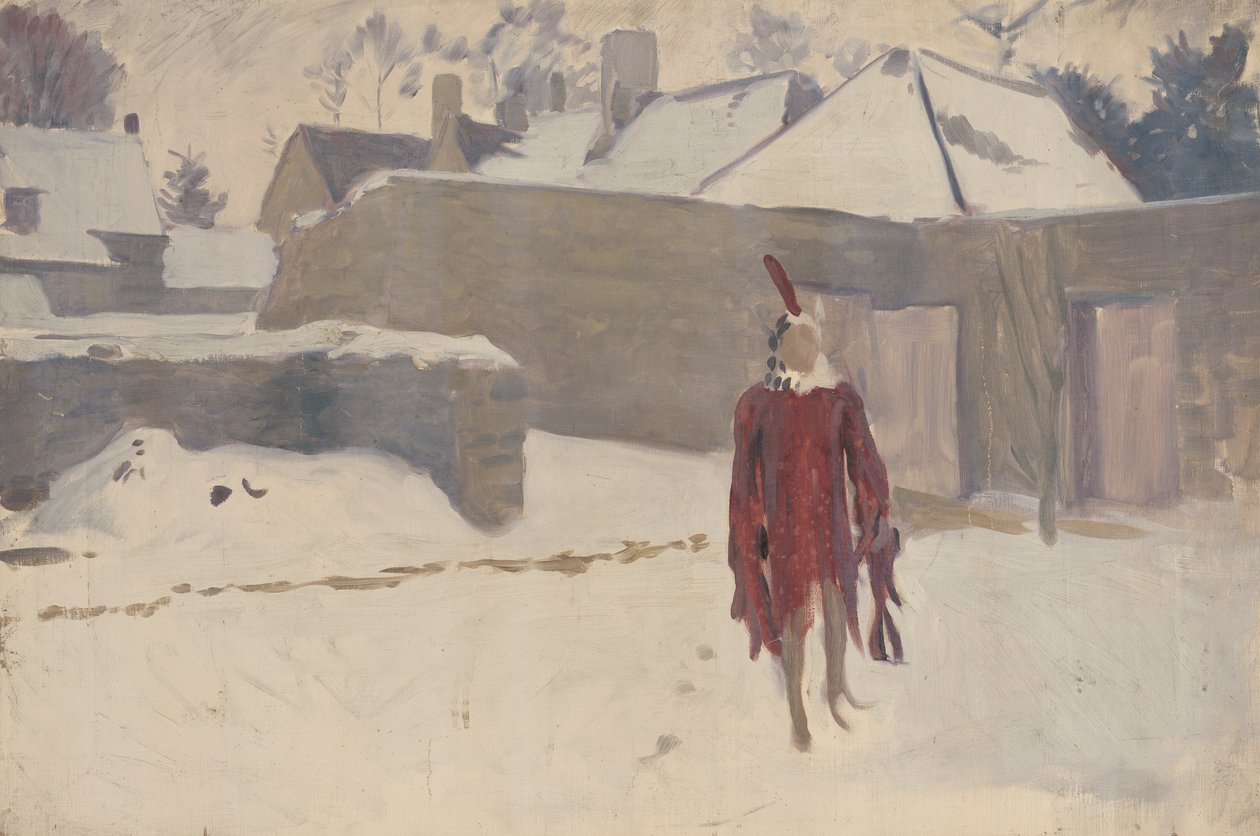 Mannikin i sneen af John Singer Sargent