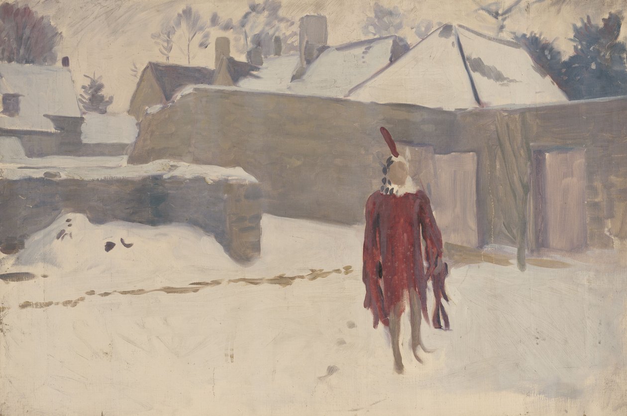 Dukke i sneen af John Singer Sargent