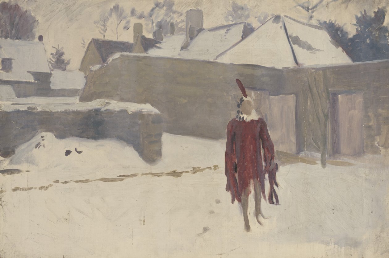 Mannikin i sneen, ca.1893-5 af John Singer Sargent