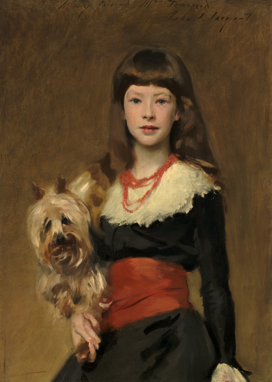 Miss Beatrice Townsend, 1882. af John Singer Sargent