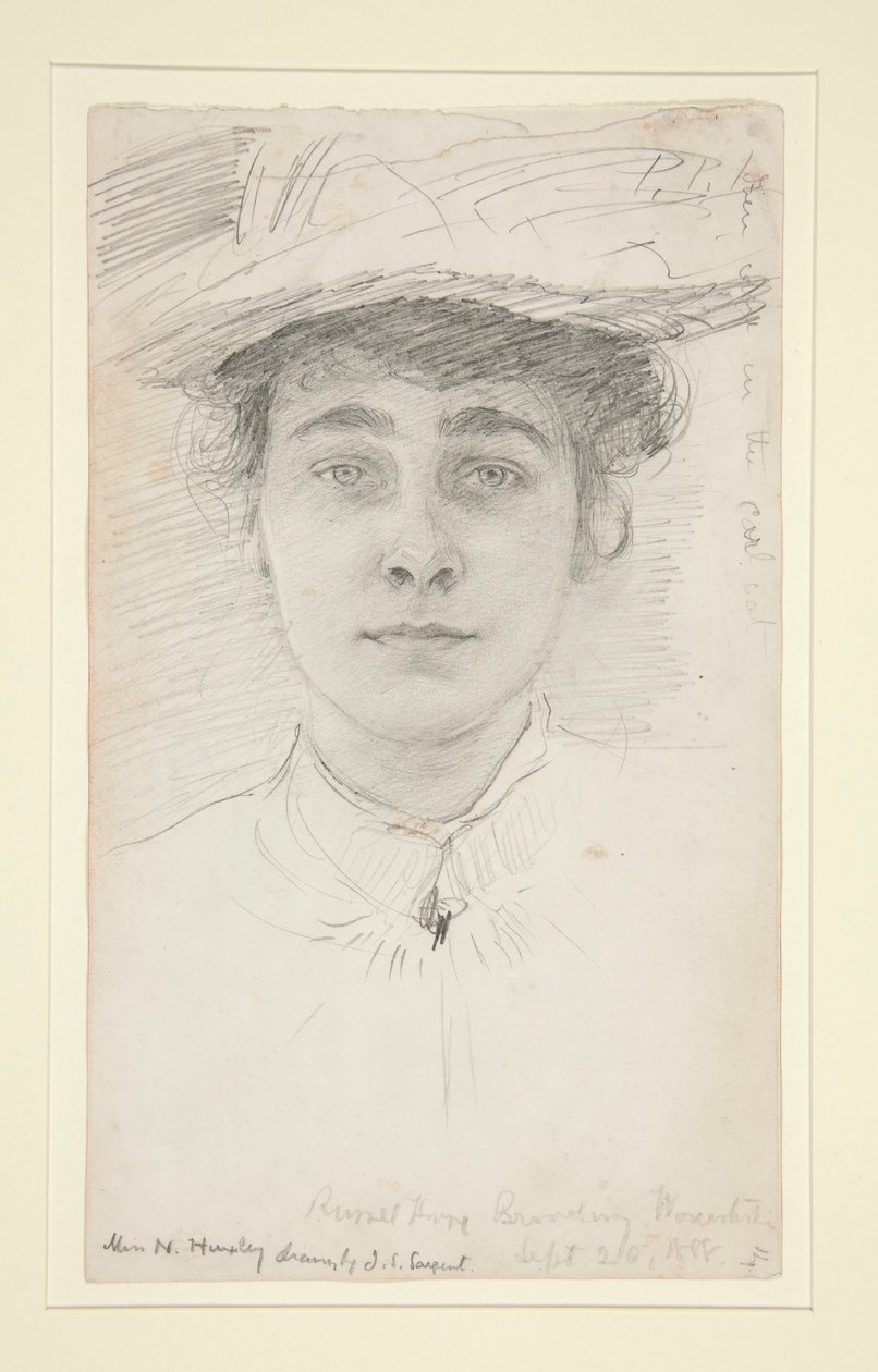 Frøken N. Huxley af John Singer Sargent