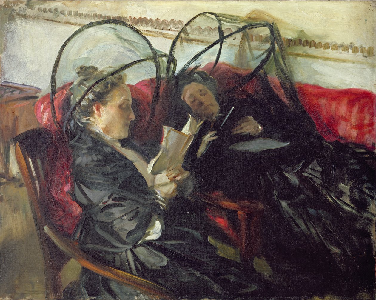 Myggenet, 1908 af John Singer Sargent