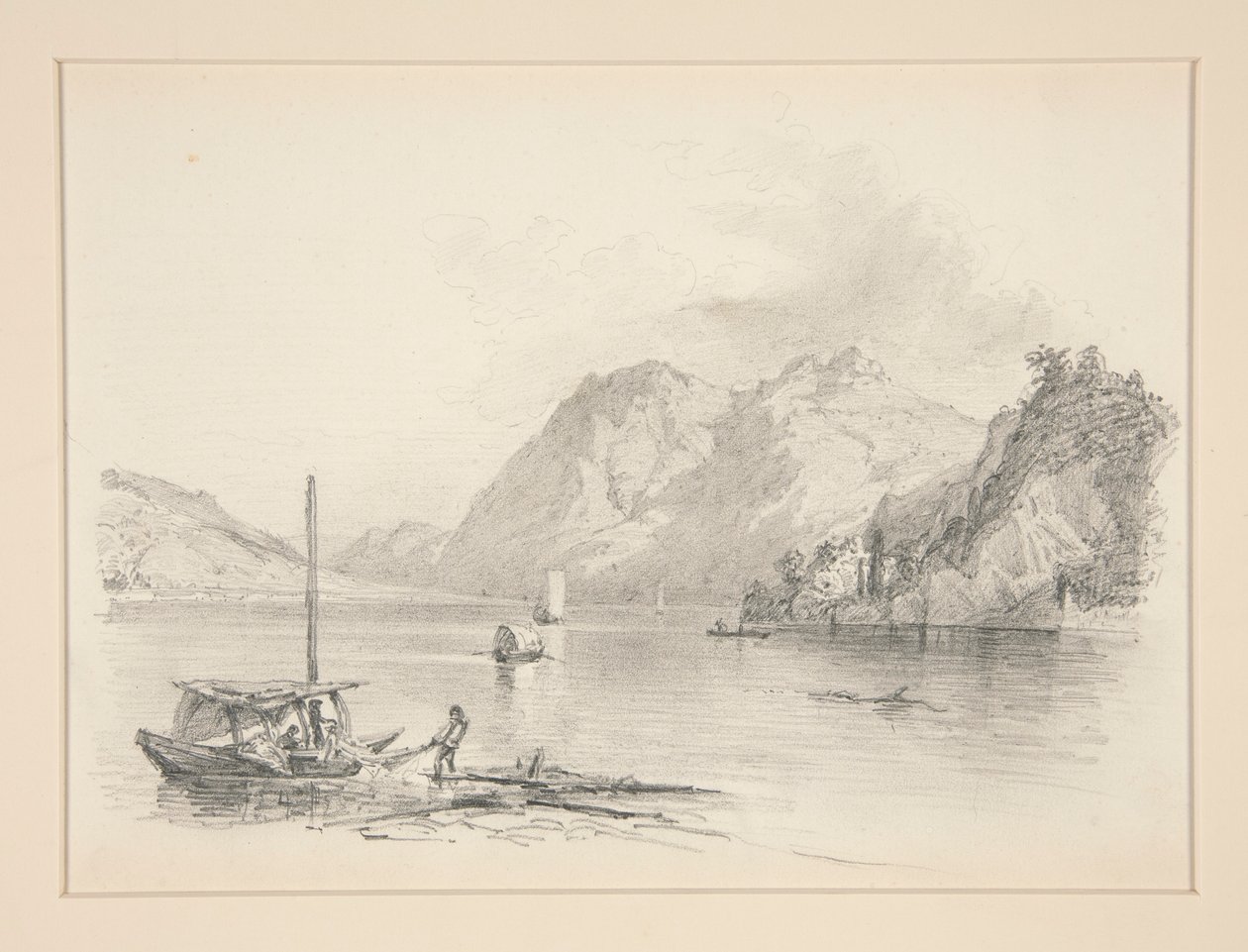 Bjergsø af John Singer Sargent