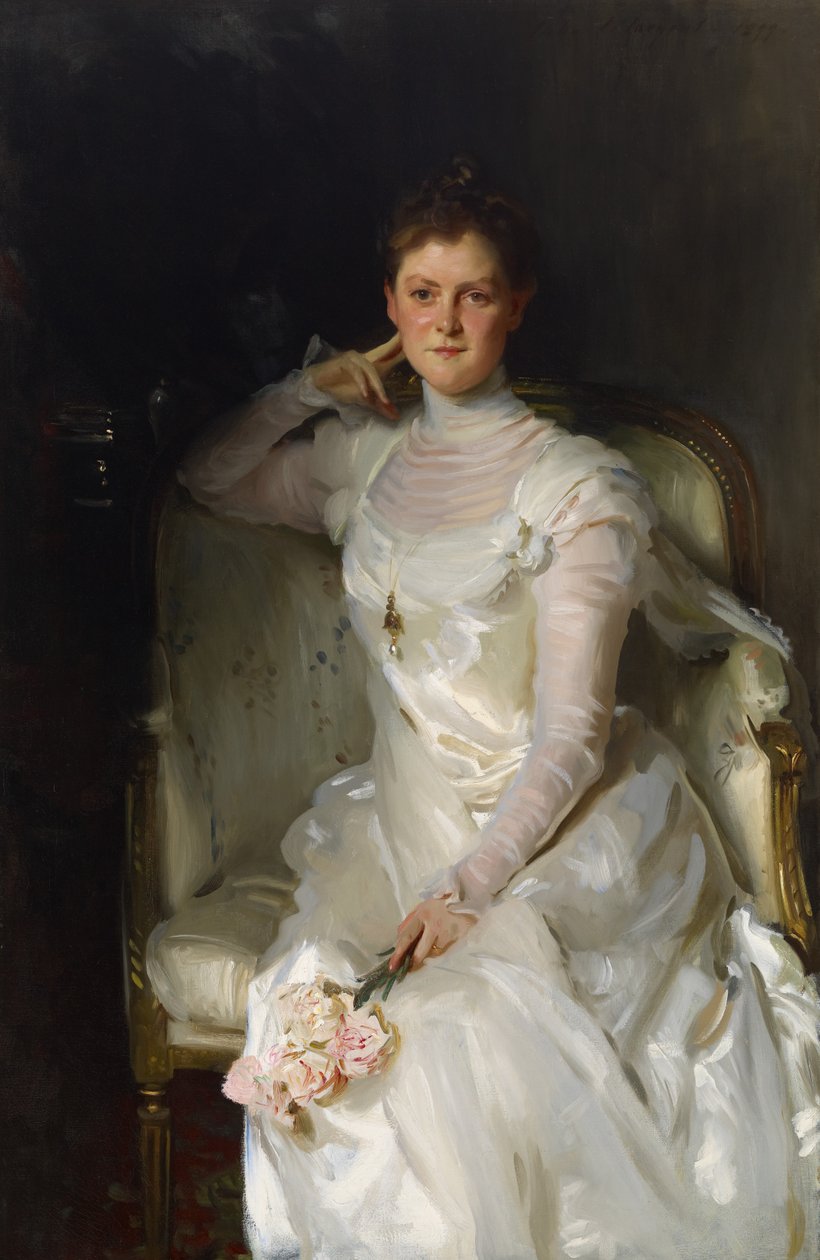 Mrs Joshua Montgomery Sears (1858-1935) 1899 (olie på lærred) af John Singer Sargent
