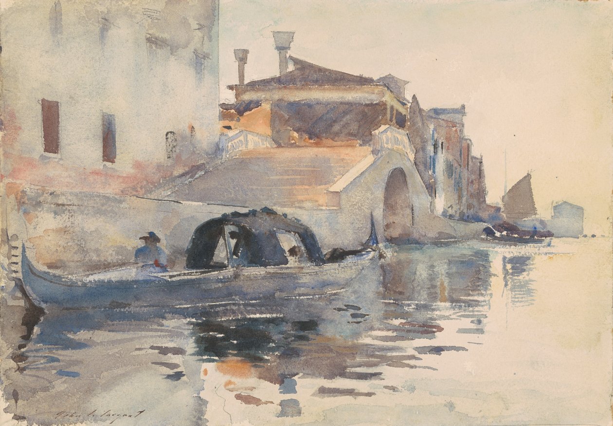 Ponte Panada, Fondamenta Nuove, Venedig, ca. 1880. af John Singer Sargent