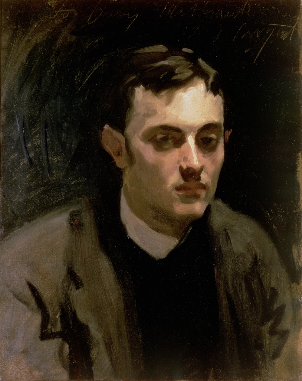 Portræt af Albert de Belleroche af John Singer Sargent