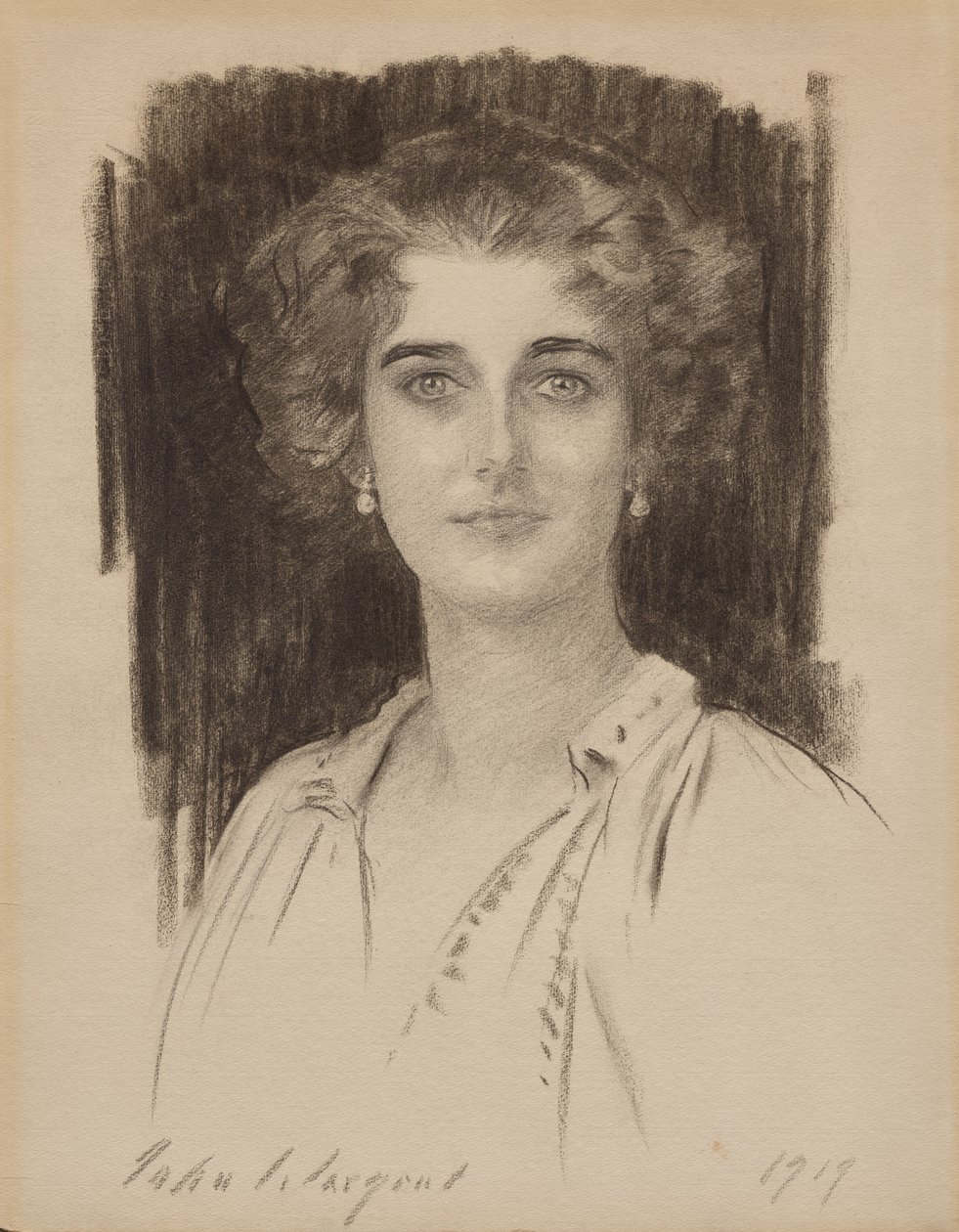 Portræt af Dorothy Draper af John Singer Sargent