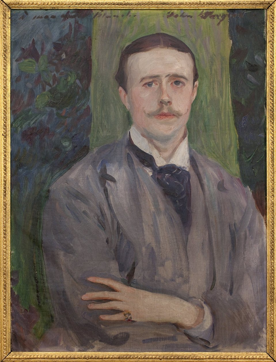 Portræt af Jacques Emile Blanche (1861-1942). Maleri af John Singer Sargent (1856-1925), olie på lærred, fransk kunst fra det 20. århundrede. Musee des beaux arts de Rouen. af John Singer Sargent