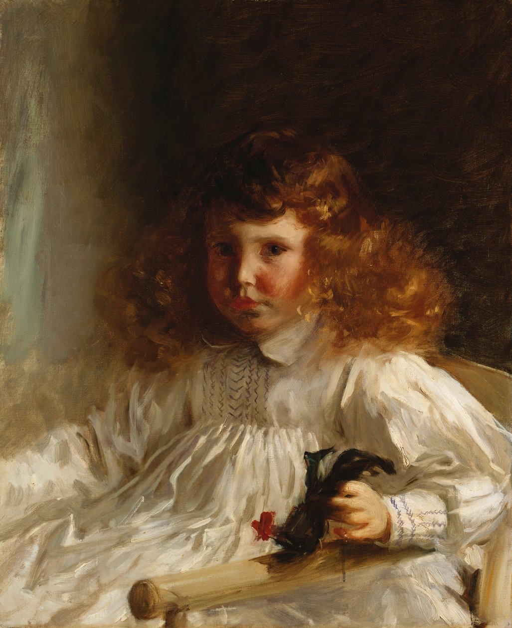 Portræt af Leroy King som en ung dreng, 1888 af John Singer Sargent