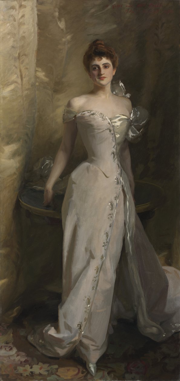 Portræt af Lisa Colt Curtis af John Singer Sargent