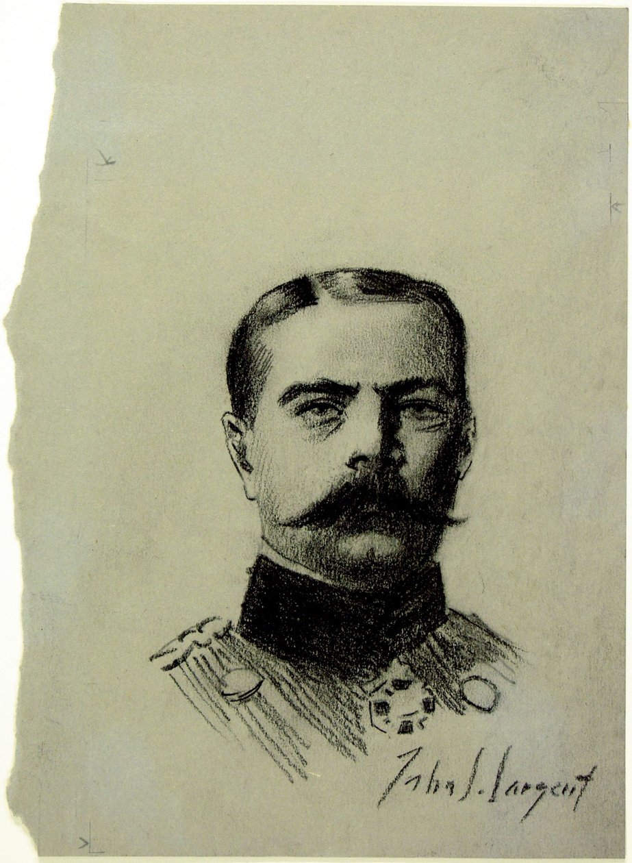 Portræt af lord Kitchener af John Singer Sargent