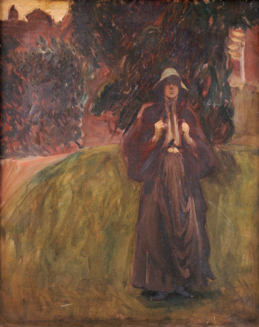 Portræt af Miss Clementine Anstruther-Thomson af John Singer Sargent
