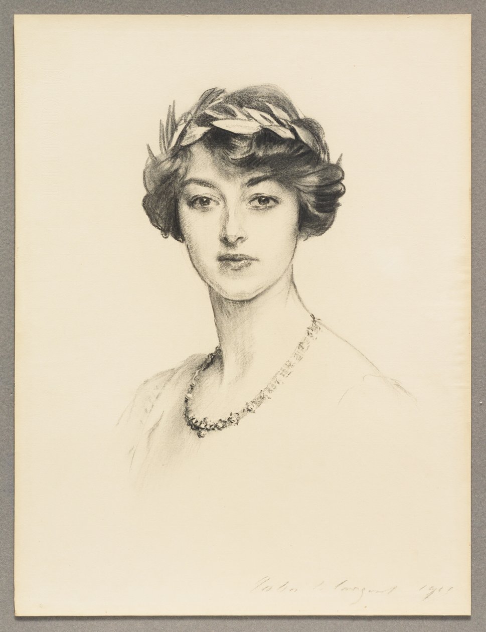 Portræt af fru Gilbert Russell af John Singer Sargent