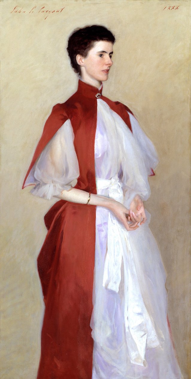Portræt af fru Robert Harrison af John Singer Sargent