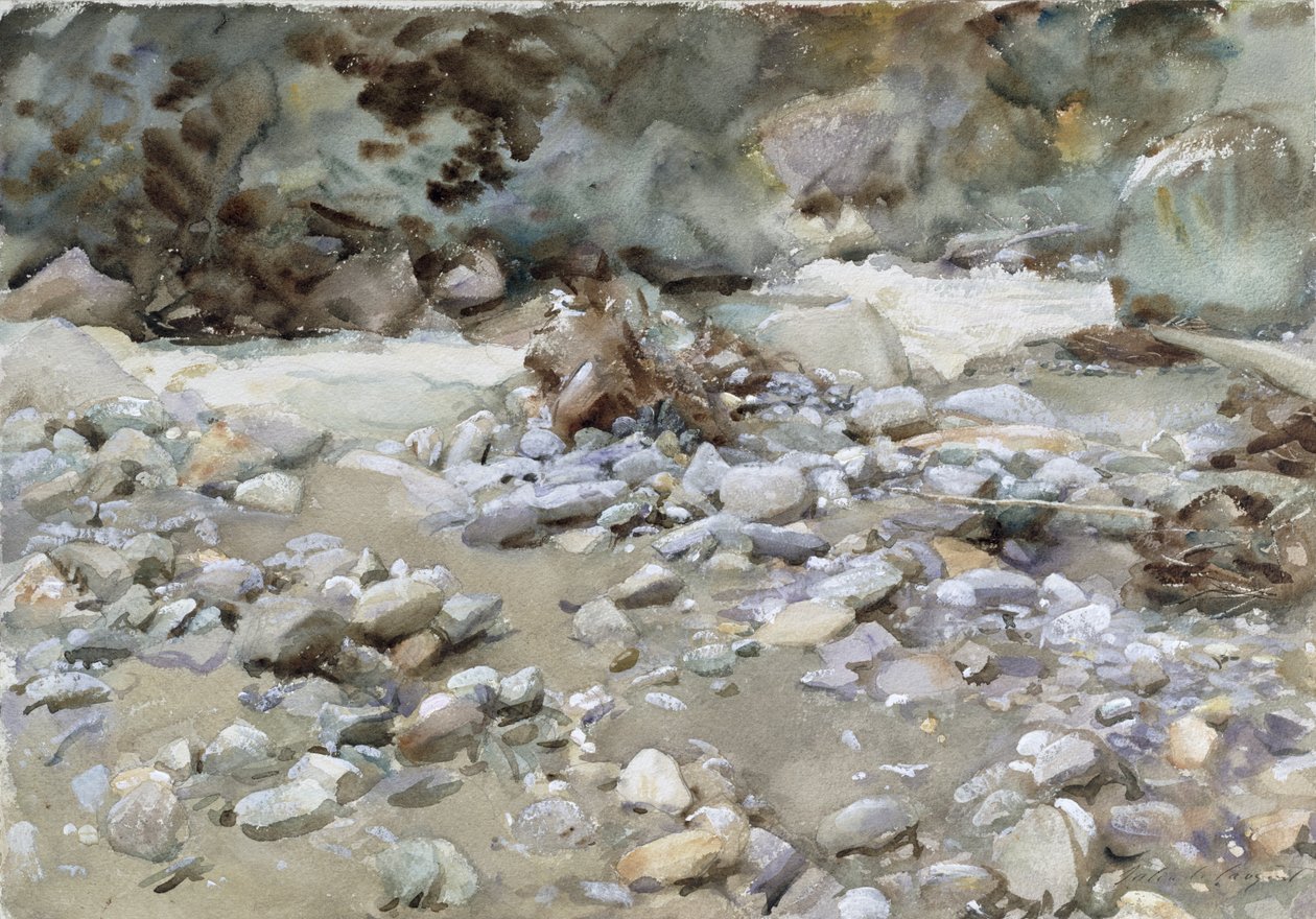 River Bed af John Singer Sargent