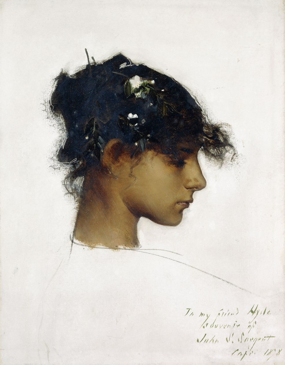 Rosina Ferrara - Capri-pigen, 1878 af John Singer Sargent