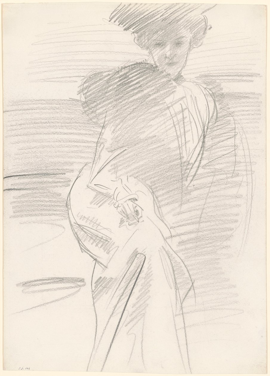 Siddende Kvinde af John Singer Sargent