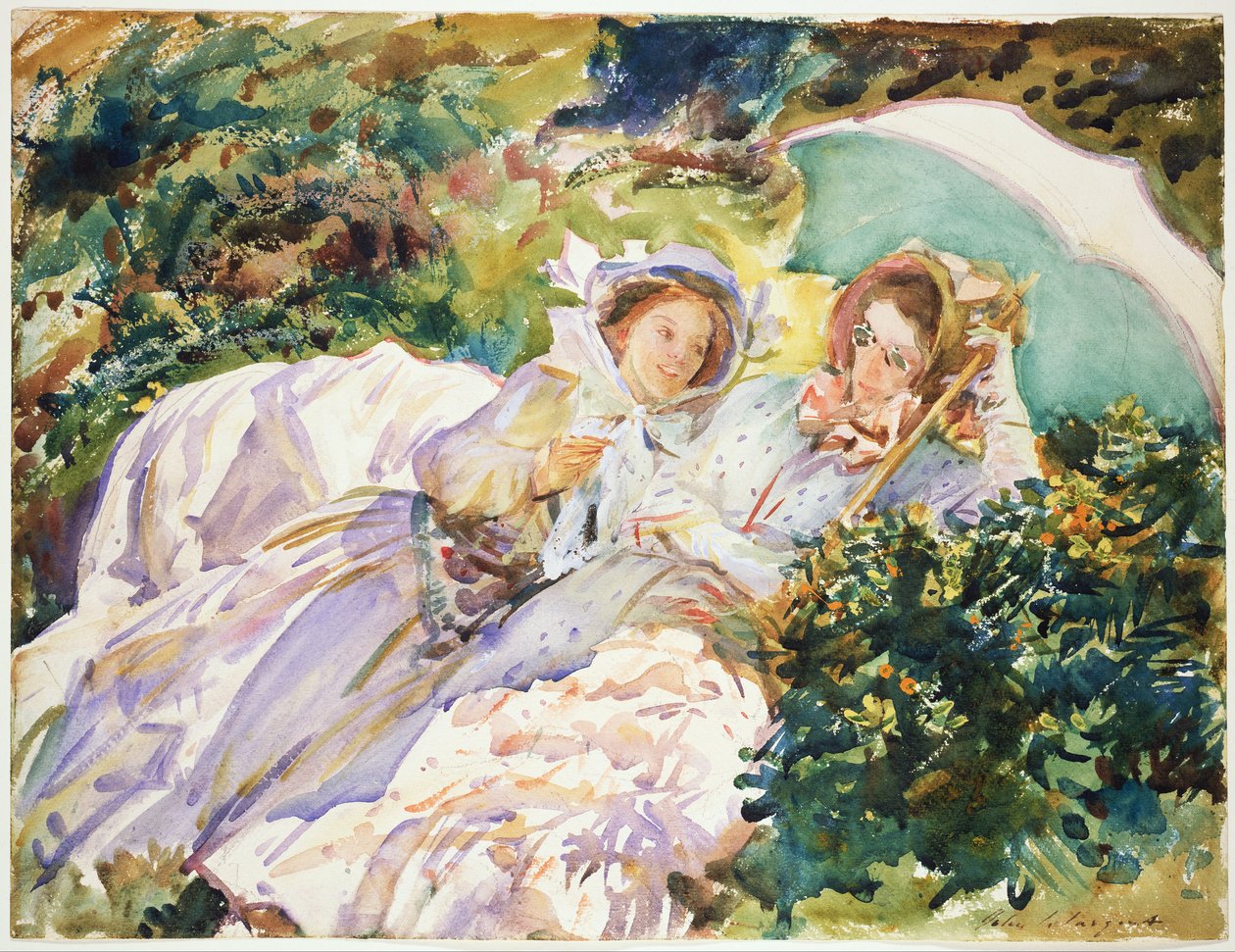Simplonpasset: Drilleriet af John Singer Sargent