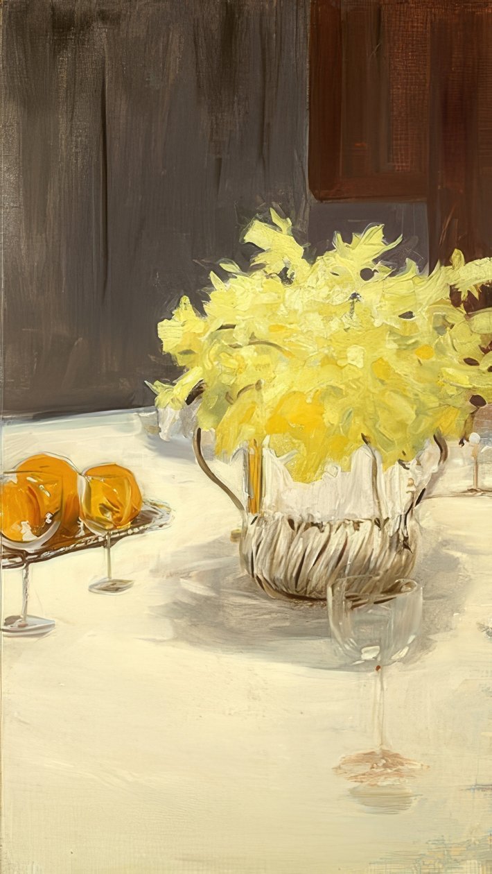 Stilleben med påskeliljer. Omkring 1885-95 af John Singer Sargent