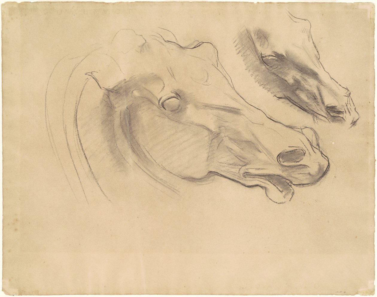 Studier til Apollo i hans vogn med timerne, 1922-1925. af John Singer Sargent