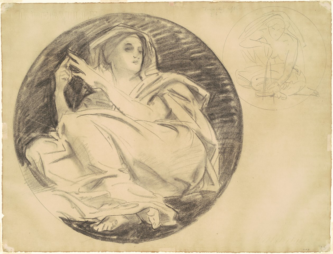 Studier til "Astronomi" af John Singer Sargent