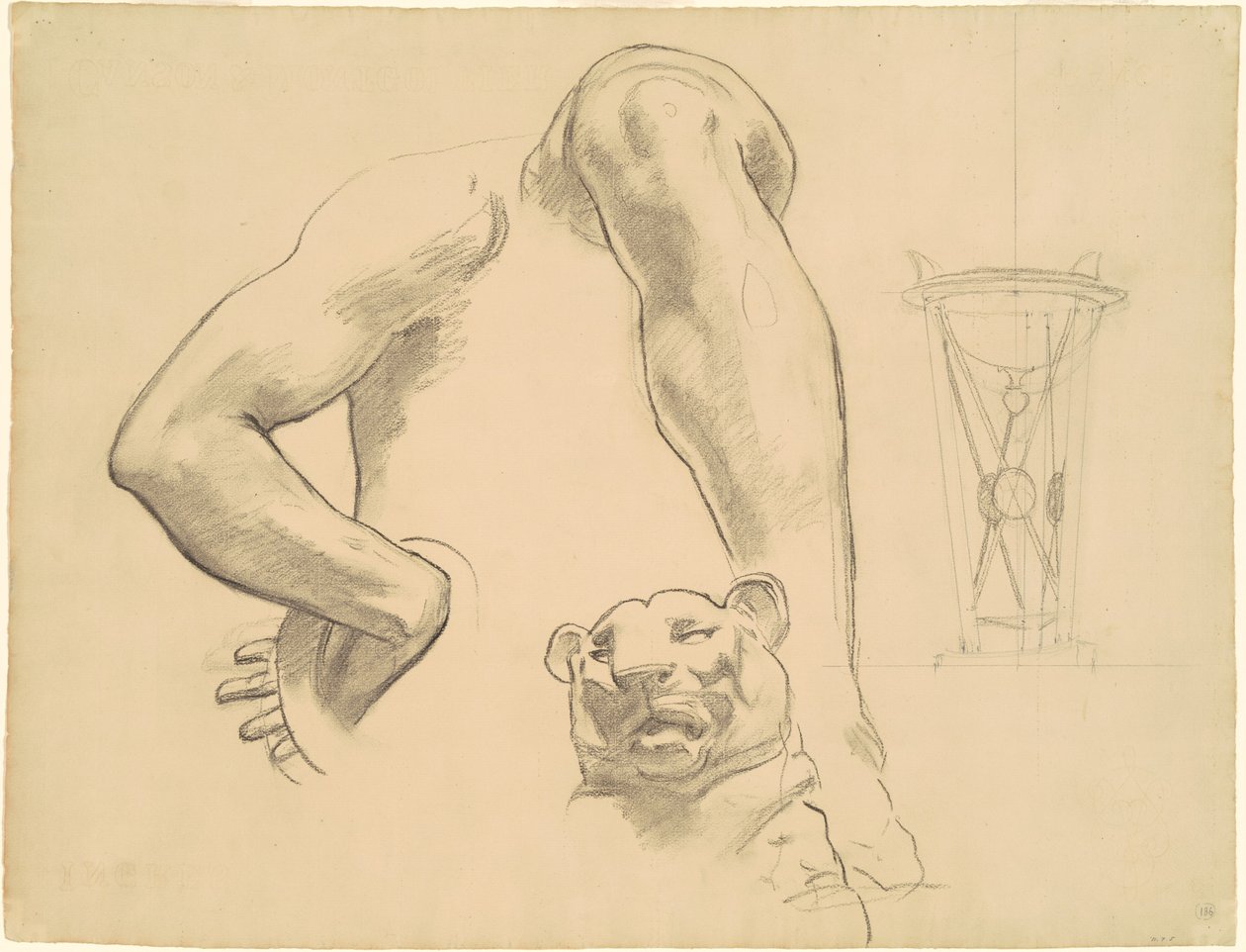 Studier til "Klassisk og romantisk kunst" af John Singer Sargent