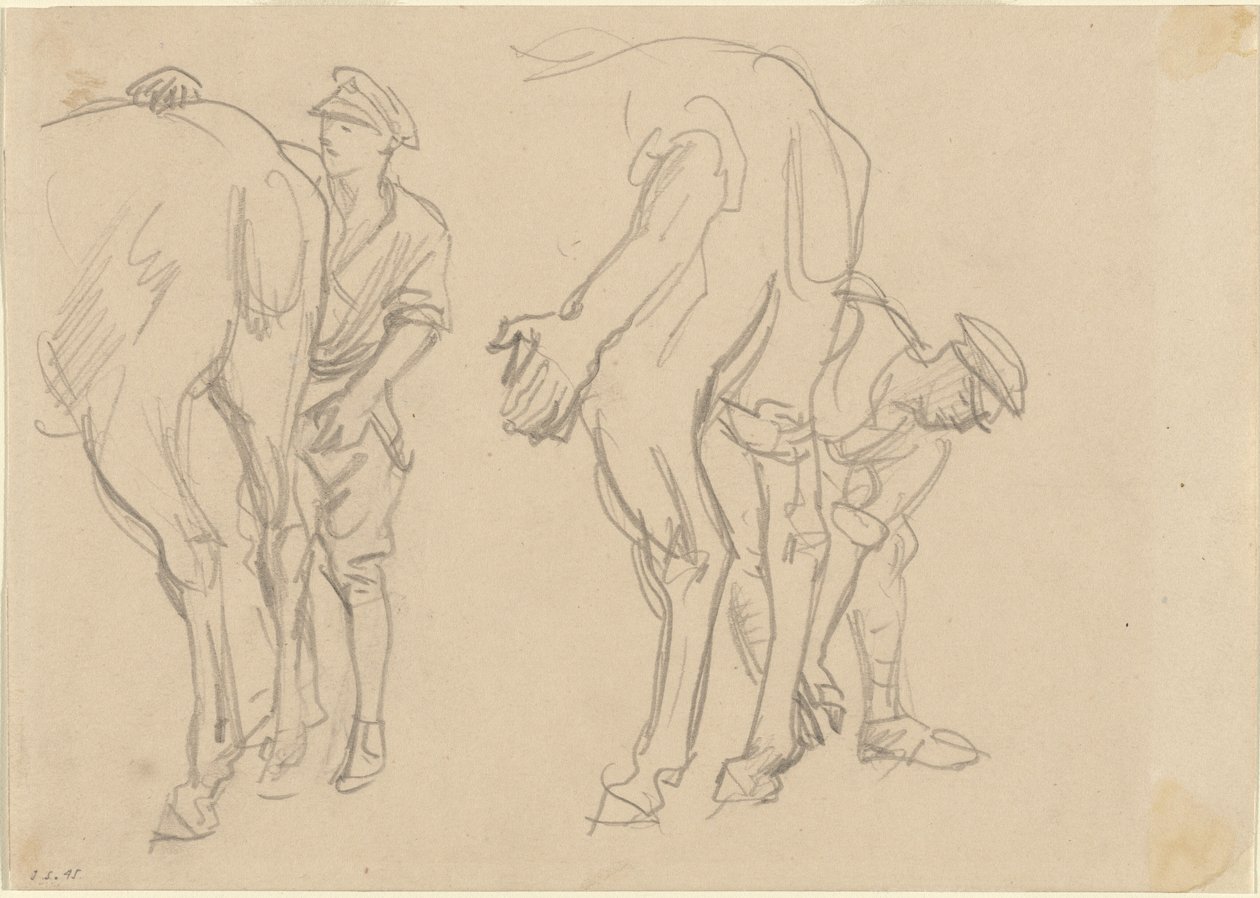 Studier til "Scots Grey" af John Singer Sargent
