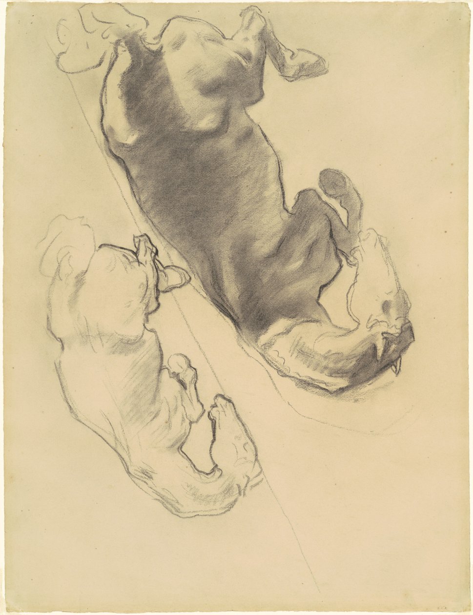 Studier til "The Fall of Gog and Magog" af John Singer Sargent